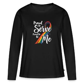 Ehre Unsere Veteranen An Veterans Day Mit - Frauen Premium Bio Langarmshirt - Schwarz - Vorne - Julia (174cm)