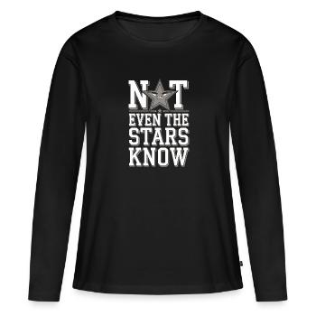 Astrologie-skeptiker: Kritisches Denken - Frauen Premium Bio Langarmshirt - Schwarz - Vorne - Julia (174cm)
