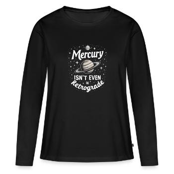 Astrologie-skeptiker: Kritisches Denken - Frauen Premium Bio Langarmshirt - Schwarz - Vorne - Julia (174cm)