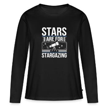 Astrologie-skeptiker: Kritisches Denken - Frauen Premium Bio Langarmshirt - Schwarz - Vorne - Julia (174cm)