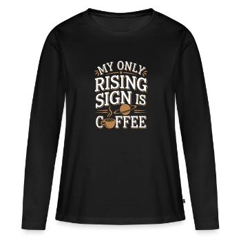 Astrologie-skeptiker: Kritisches Denken - Frauen Premium Bio Langarmshirt - Schwarz - Vorne - Julia (174cm)