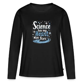 Astrologie-skeptiker: Kritisches Denken - Frauen Premium Bio Langarmshirt - Schwarz - Vorne - Julia (174cm)