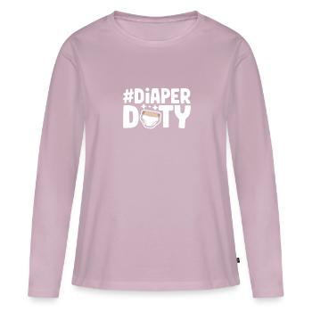 Parenthood humor New fathers have for the first time - Women's Premium Organic Long Sleeve Shirt - dusky pink - Front - Julia (174cm)