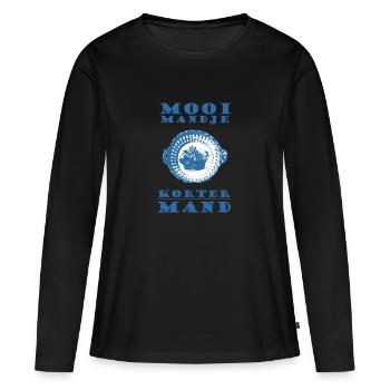 Maxims Beautiful Basket Shorter Basket - Crazy Shirt - Women's Premium Organic Long Sleeve Shirt - black - Front - Julia (174cm)