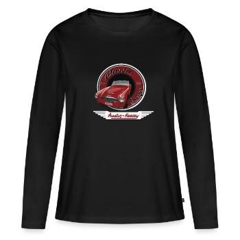 Classic Car - Women's Premium Organic Long Sleeve Shirt - black - Front - Julia (174cm)