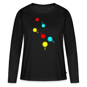 Pan kitchen - Women's Premium Organic Long Sleeve Shirt - black - Front - Julia (174cm)