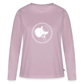 Tischtennis Ping pong Sport - Frauen Premium Bio Langarmshirt - Altrosa - Vorne - Julia (174cm)