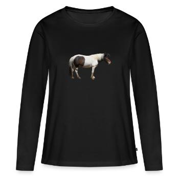 There are nearly 200 different horse breeds - Women's Premium Organic Long Sleeve Shirt - black - Front - Julia (174cm)
