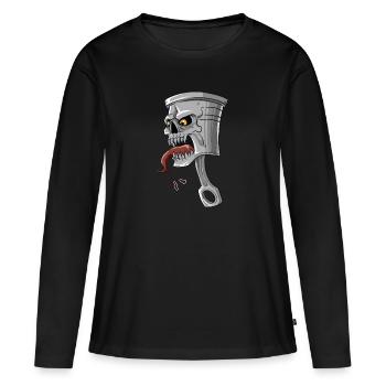 Cylindre maléfique - Cadeau de tuner de voiture tuner de voiture - T-shirt manches longues Premium bio Femme - noir - Devant - Julia (174cm)