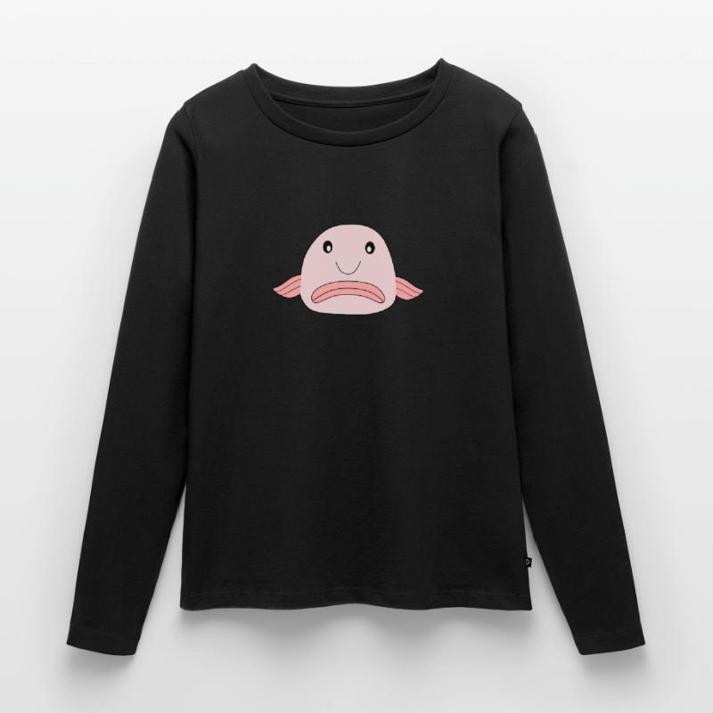 Blobfish fish comic ugly fish Women's Premium Organic Long Sleeve Shirt