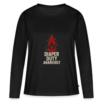 Punk Dad Alternative Paternity Rebellious - Women's Premium Organic Long Sleeve Shirt - black - Front - Julia (174cm)