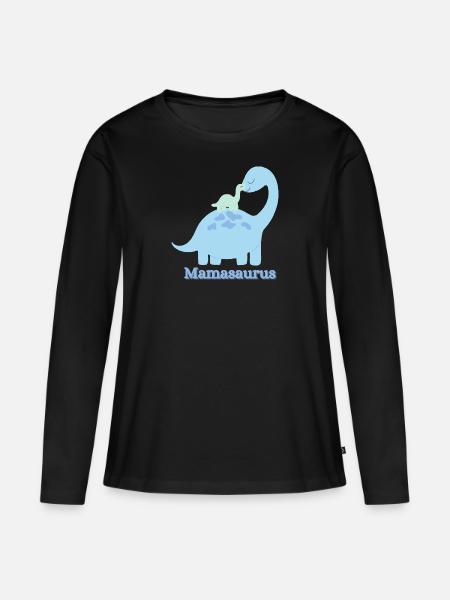Mamasaurus - Women's Premium Organic Long Sleeve Shirt - black