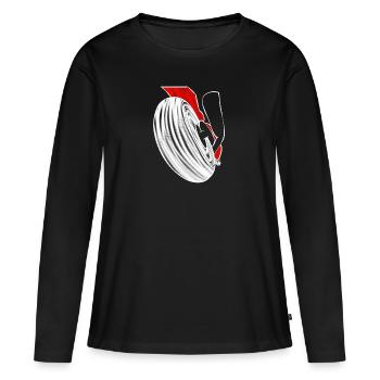 Motorcycle rear tyres - Women's Premium Organic Long Sleeve Shirt - black - Front - Julia (174cm)