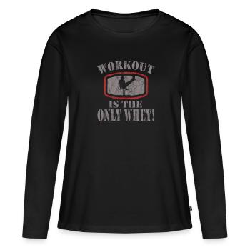 Circuit training - Women's Premium Organic Long Sleeve Shirt - black - Front - Julia (174cm)