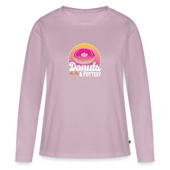 Töpfern - Frauen Premium Bio Langarmshirt - Altrosa - Vorne - Julia (174cm)
