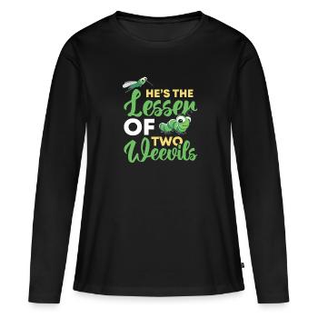 Insekten - Frauen Premium Bio Langarmshirt - Schwarz - Vorne - Julia (174cm)