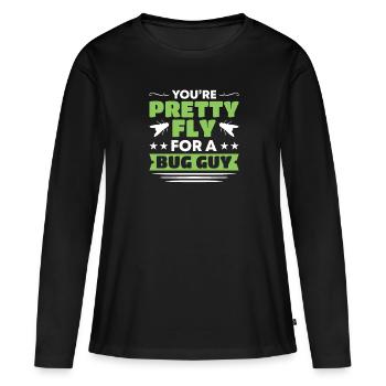 Insects - Women's Premium Organic Long Sleeve Shirt - black - Front - Julia (174cm)