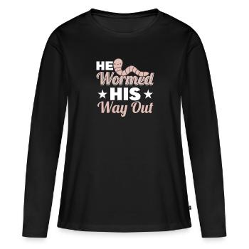 Insects - Women's Premium Organic Long Sleeve Shirt - black - Front - Julia (174cm)