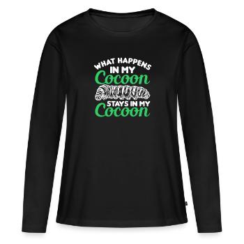 Insects - Women's Premium Organic Long Sleeve Shirt - black - Front - Julia (174cm)