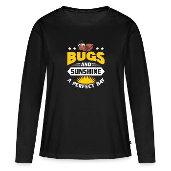 Insects - Women's Premium Organic Long Sleeve Shirt - black - Front - Julia (174cm)