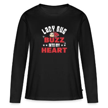 Insects - Women's Premium Organic Long Sleeve Shirt - black - Front - Julia (174cm)