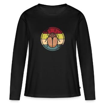 Insects - Women's Premium Organic Long Sleeve Shirt - black - Front - Julia (174cm)