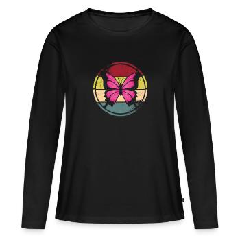 Insects - Women's Premium Organic Long Sleeve Shirt - black - Front - Julia (174cm)