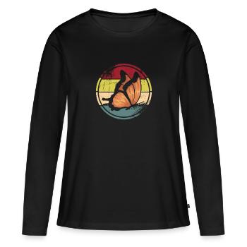Insects - Women's Premium Organic Long Sleeve Shirt - black - Front - Julia (174cm)