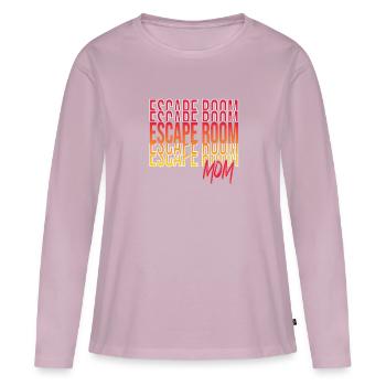 Escape Room - Women's Premium Organic Long Sleeve Shirt - dusky pink - Front - Julia (174cm)