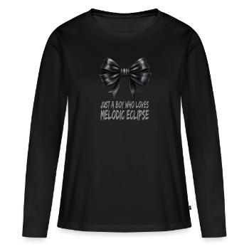 Goth Emo - T-shirt manches longues Premium bio Femme - noir - Devant - Julia (174cm)