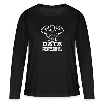 Daten Analytiker Datenschutz Beauftragter - Frauen Premium Bio Langarmshirt - Schwarz - Vorne - Julia (174cm)