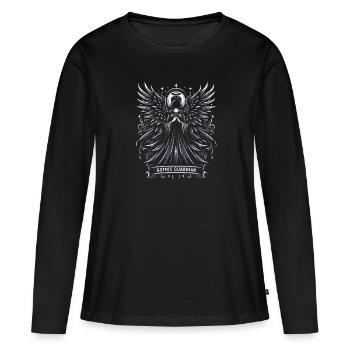 Gothique - T-shirt manches longues Premium bio Femme - noir - Devant - Julia (174cm)