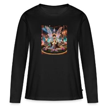 Fairy tale - Women's Premium Organic Long Sleeve Shirt - black - Front - Julia (174cm)