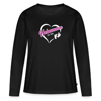 Hebamme 2024 Beruf Hebammenstudium Geburtshilfe - Frauen Premium Bio Langarmshirt - Schwarz - Vorne - Julia (174cm)