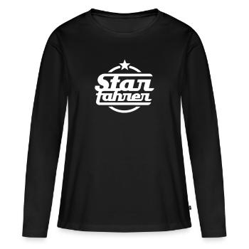 Star Fahrer - Frauen Premium Bio Langarmshirt - Schwarz - Vorne - Julia (174cm)