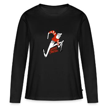 Dansez comme Tom - T-shirt manches longues Premium bio Femme - noir - Devant - Julia (174cm)
