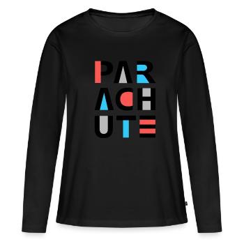 Parachute - T-shirt manches longues Premium bio Femme - noir - Devant - Julia (174cm)