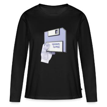 work bench 3D - Women's Premium Organic Long Sleeve Shirt - black - Front - Julia (174cm)
