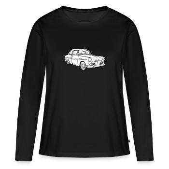 Auto - Frauen Premium Bio Langarmshirt - Schwarz - Vorne - Julia (174cm)