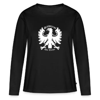 Tyrol du Sud - T-shirt manches longues Premium bio Femme - noir - Devant - Julia (174cm)