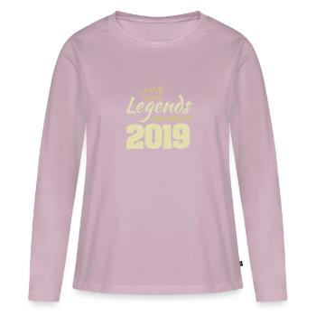 2019 - Women's Premium Organic Long Sleeve Shirt - dusky pink - Front - Julia (174cm)