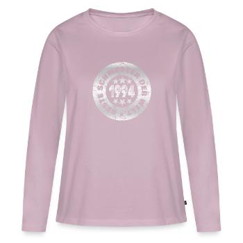 1994 - Frauen Premium Bio Langarmshirt - Altrosa - Vorne - Julia (174cm)