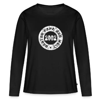 Charrette à bras 2002 - T-shirt manches longues Premium bio Femme - noir - Devant - Julia (174cm)