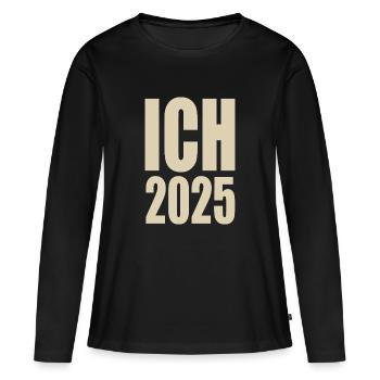 Me 2025 - Women's Premium Organic Long Sleeve Shirt - black - Front - Julia (174cm)