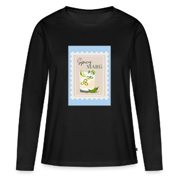 Spicy margarita - Women's Premium Organic Long Sleeve Shirt - black - Front - Julia (174cm)