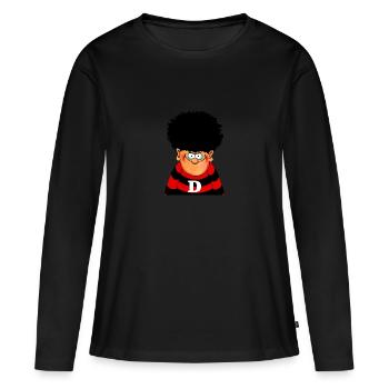 dennis the menace - Women's Premium Organic Long Sleeve Shirt - black - Front - Julia (174cm)