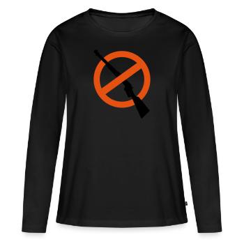 Anti Weapons Anti Hunter Weapon Rifle - Women's Premium Organic Long Sleeve Shirt - black - Front - Julia (174cm)