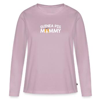 Guinea Pig Mommy Perfect Gift For Mother's Day - Women's Premium Organic Long Sleeve Shirt - dusky pink - Front - Julia (174cm)