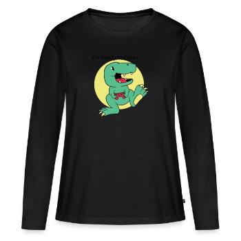 I'm ready to crush I'm ready to crush Geschenk Ins - Frauen Premium Bio Langarmshirt - Schwarz - Vorne - Julia (174cm)