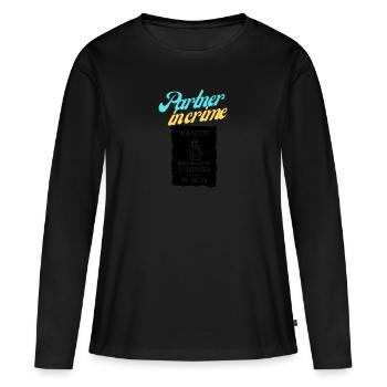 Wanted - Frauen Premium Bio Langarmshirt - Schwarz - Vorne - Julia (174cm)